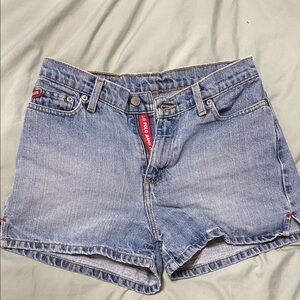 Blue Denim Women Shorts